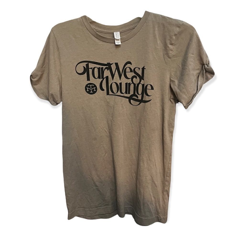 Far West Lounge Modern Times Brewery Signature Tee Americana Neutral Layer Small